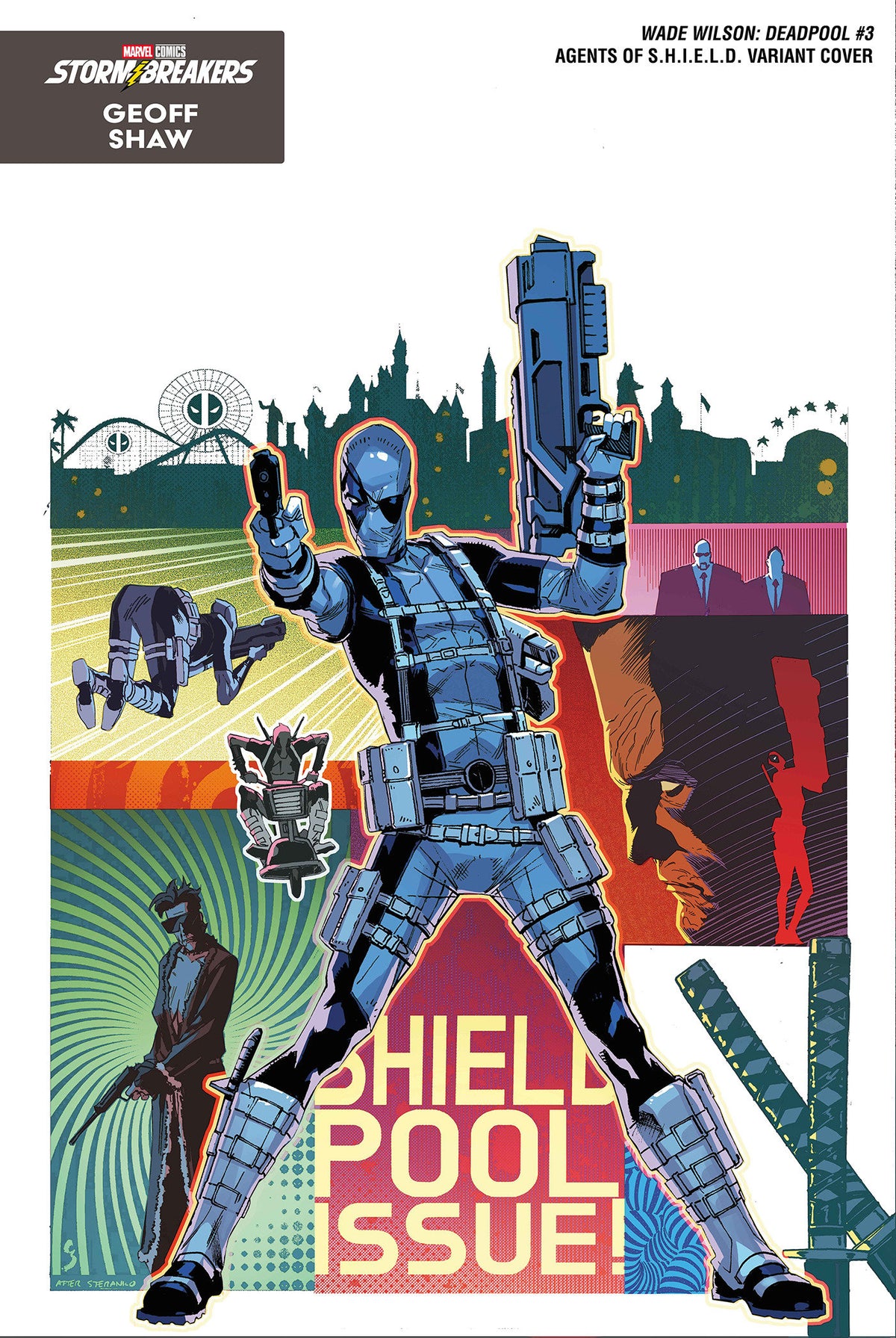 Wade Wilson: Deadpool #3 Geoff Shaw Agents Of S.H.I.E.L.D. Variant