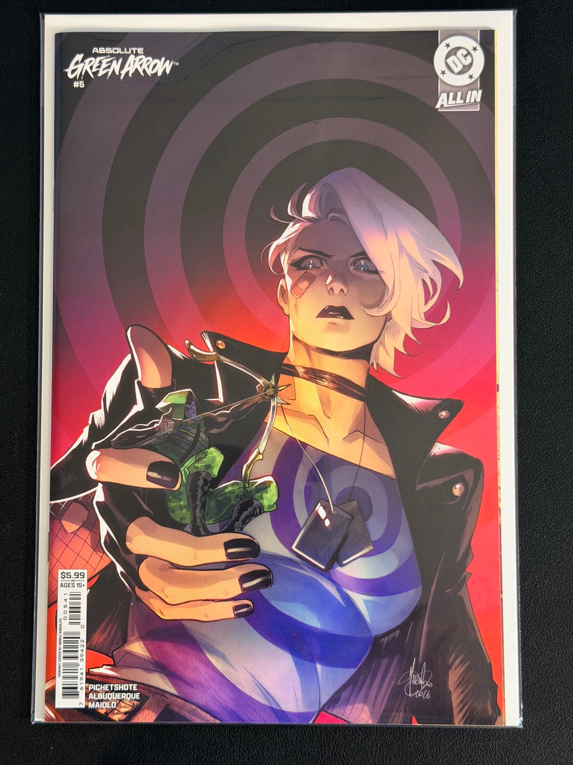 Absolute Green Arrow #5 – Cover D – Mirka Andolfo - representative inventory copy