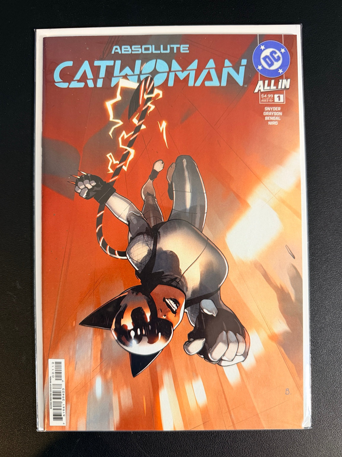 Absolute Catwoman #1 – 2nd Printing Bengal Amari - representative inventory copy