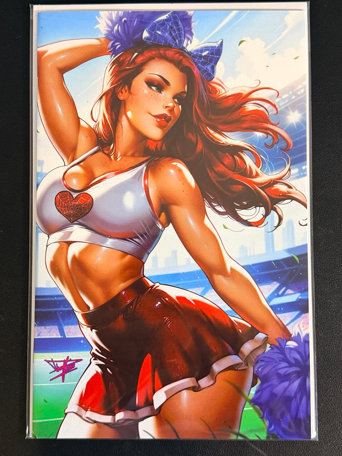 Multiverse Saga Mary Jane cheerleader nice virgin variant by Dhaxina