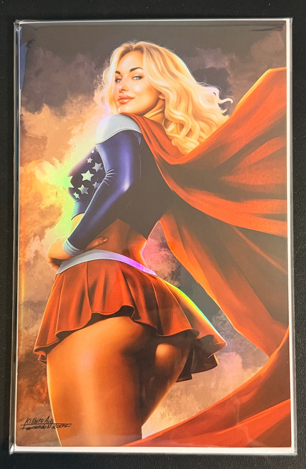Artist Alley Sketchbook Supergirl virgin variant by Fernando Rocha