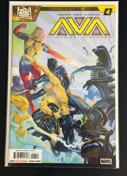 Aliens vs. Avengers #4 – Cover A – Esad Ribić