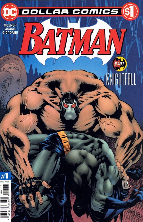 Batman #497 Dollar Comics Reprint - Knightfall The Broken Bat