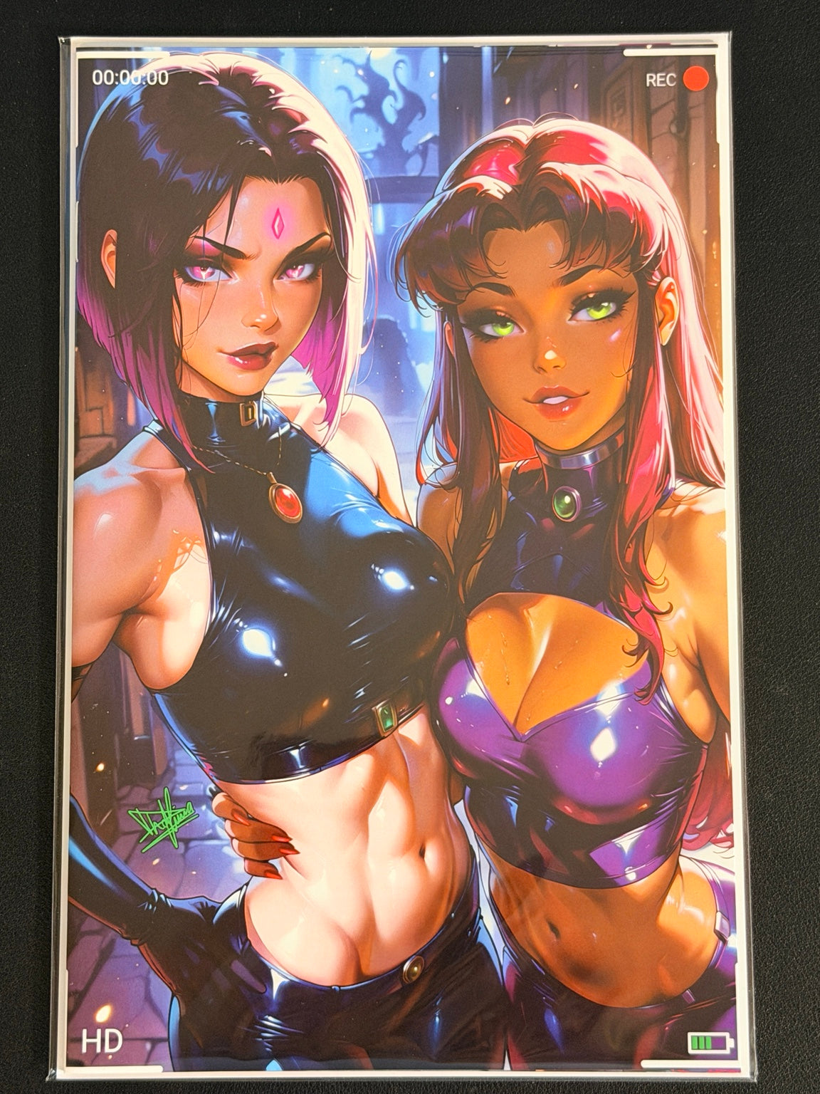Multiverse Saga Starfire and Raven cosplay nice virgin variant by Dhaxina