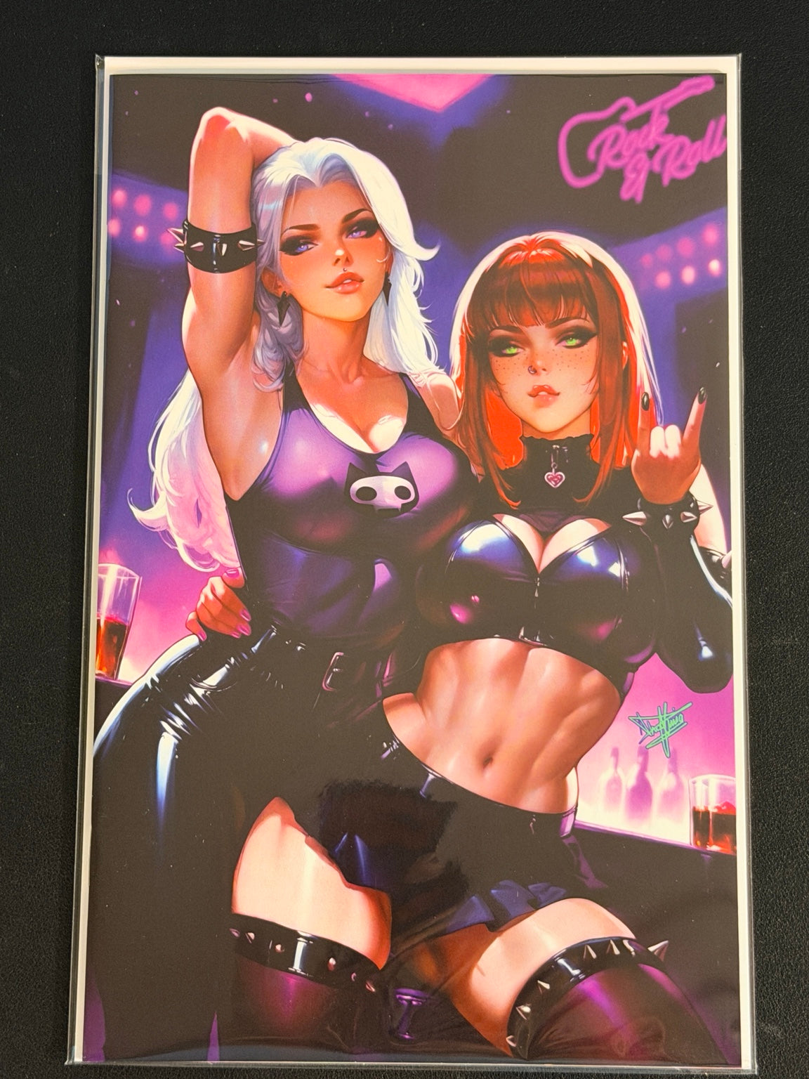 Multiverse Saga Black Cat and Mary Jane cosplay nice virgin variant by Dhaxina