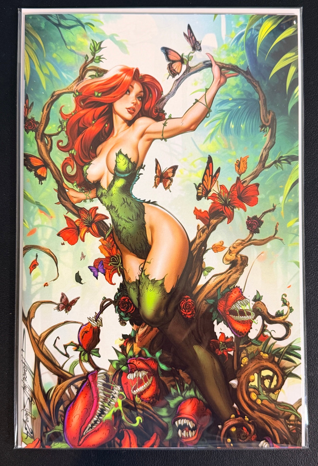 Multiverse Saga Poison Ivy virgin variant cover by Narcelio Sousa