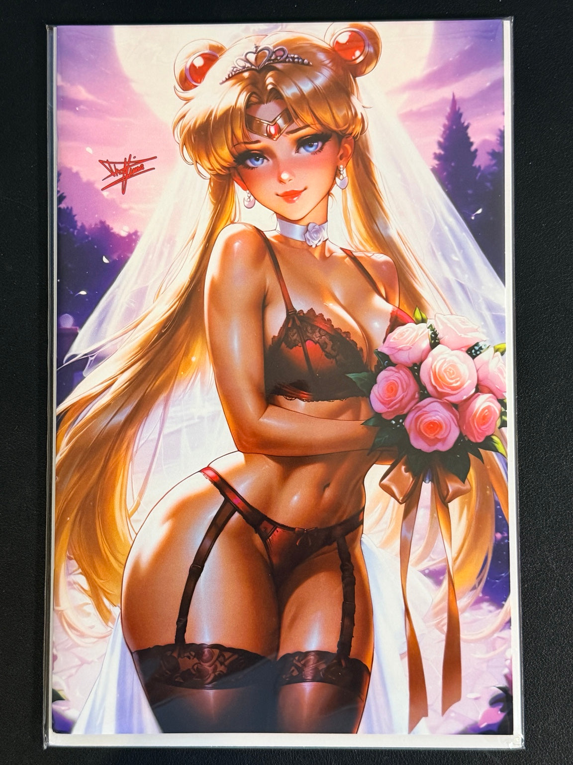 Multiverse Saga Sailor Moon Wedding Lingerie virgin variant by Dhaxina